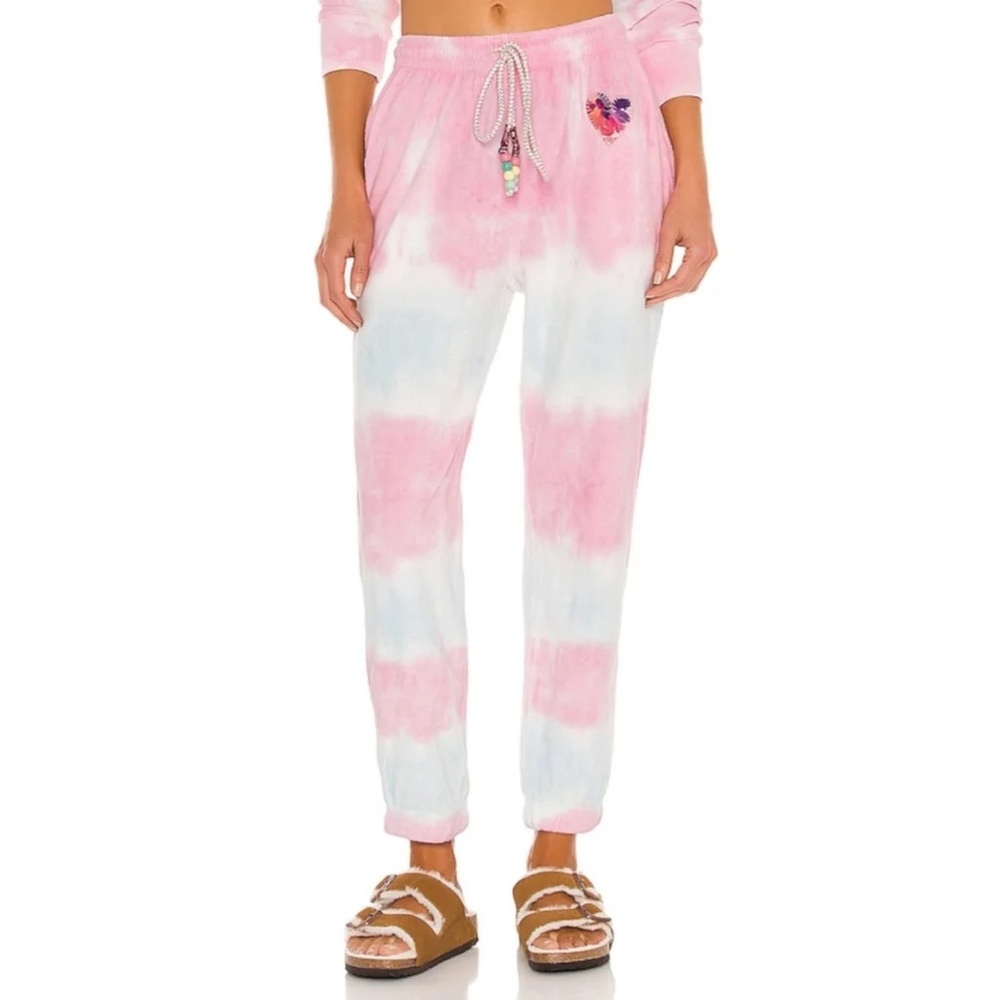 LoveShackFancy terry joggers XS